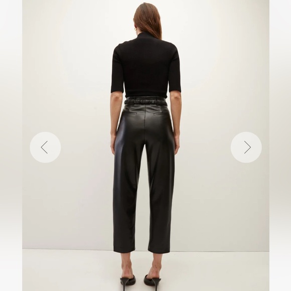 NWT Veronica Beard Vegan Leather Pants - Picture 4 of 9